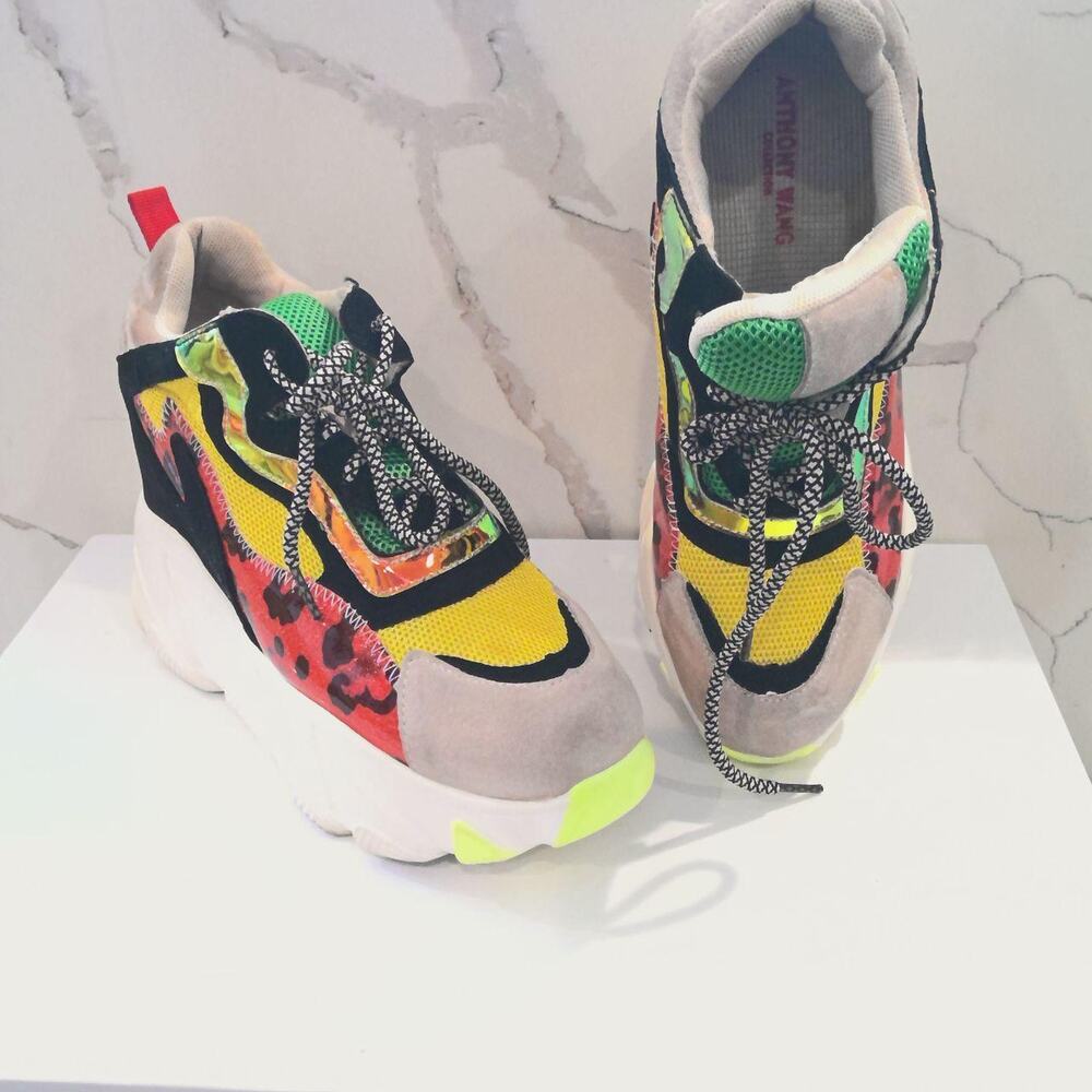 Anthony wang chunky multicolor sneakers